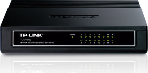 SWITCH TP-LINK 16 porturi 10/100Mbps, carcasa plastic "TL-SF1016D"