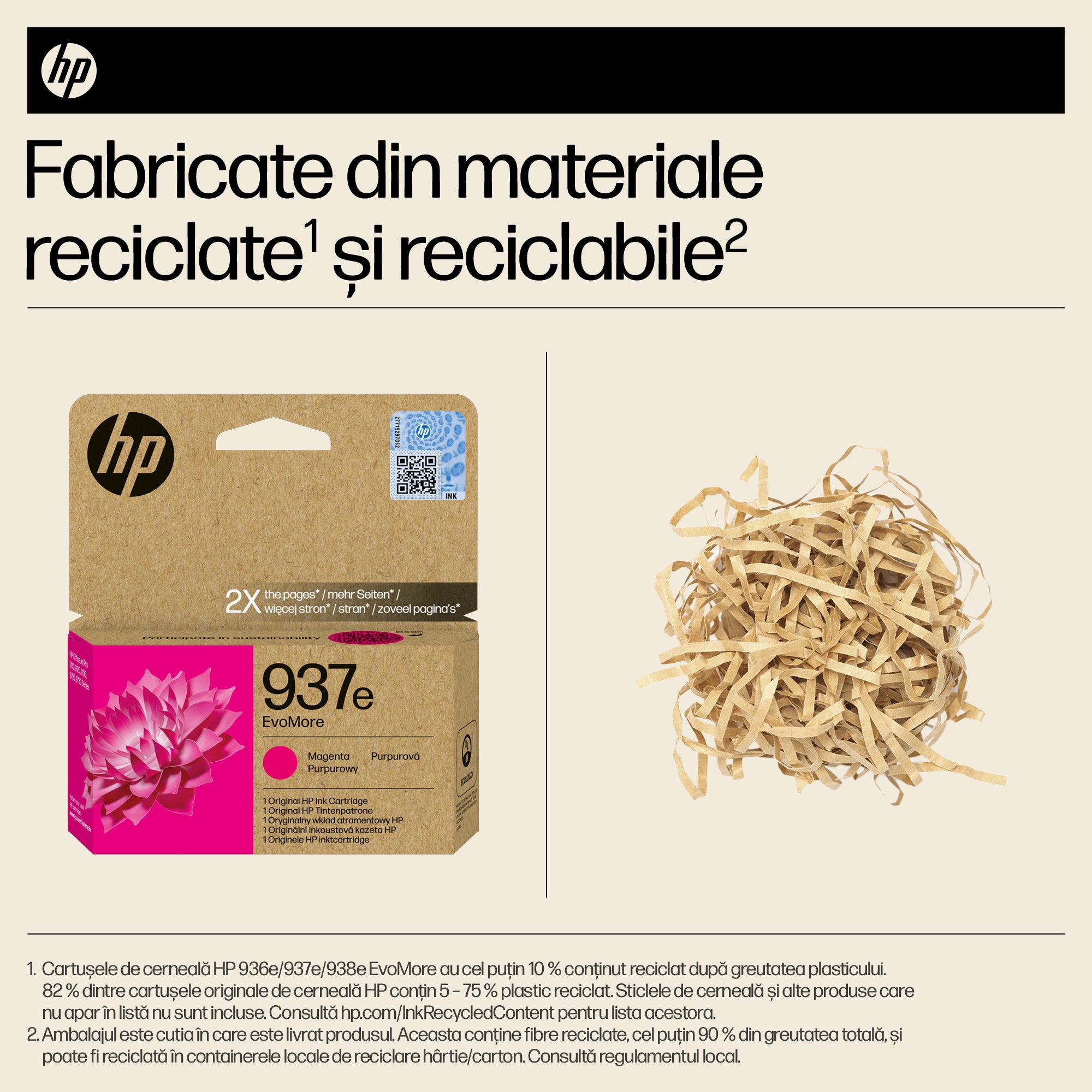 Cartus Cerneala Original HP Magenta, nr.937e, pentru OJ PRO 9110|9120|9130|9720|9730, 1.65K, incl.TV 0.8 lei)"4S6W7NE"