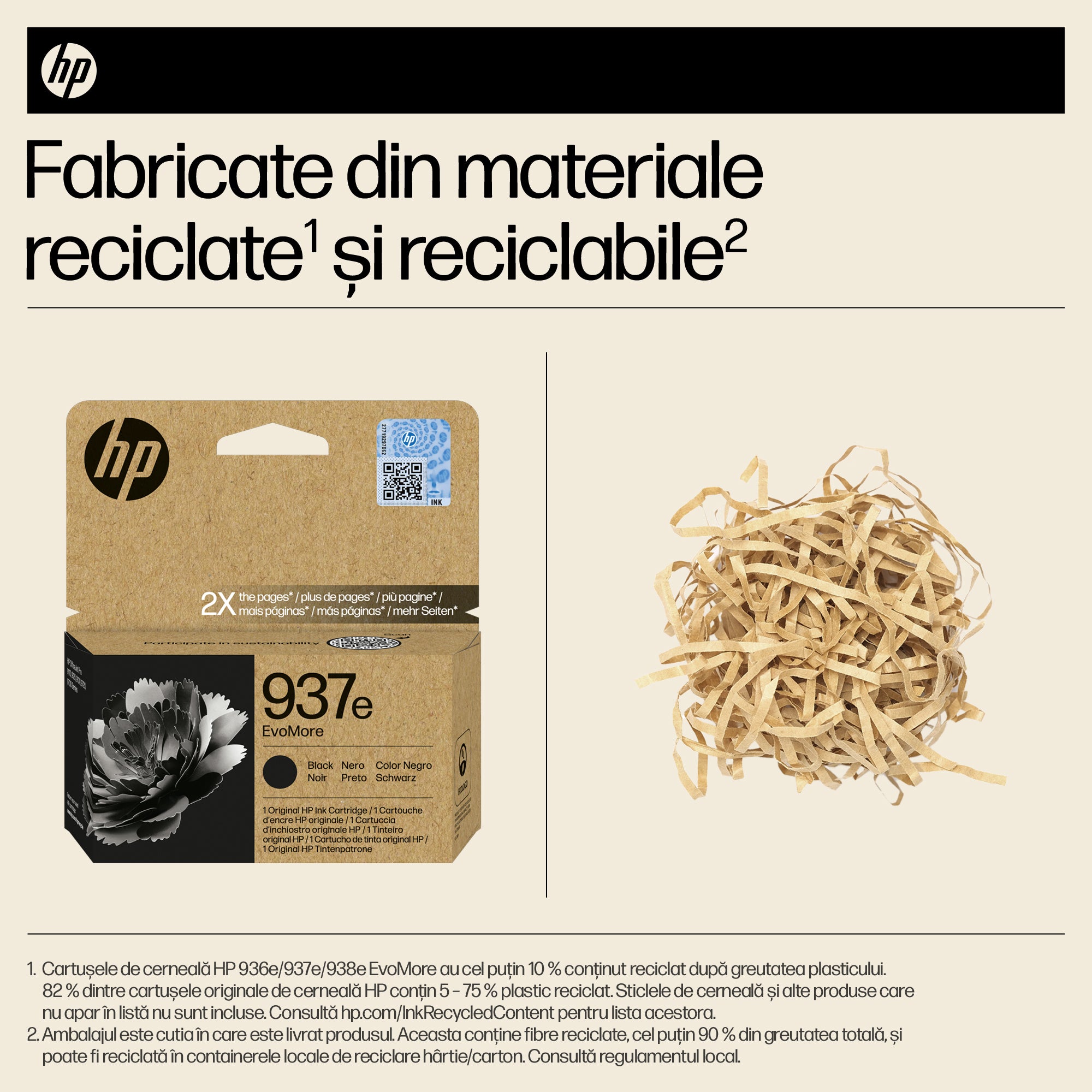Cartus Cerneala Original HP Black, nr.937e, pentru OJ PRO 9110|9120|9130|9720|9730, 2.5K, incl.TV 0.8 lei)"4S6W9NE"
