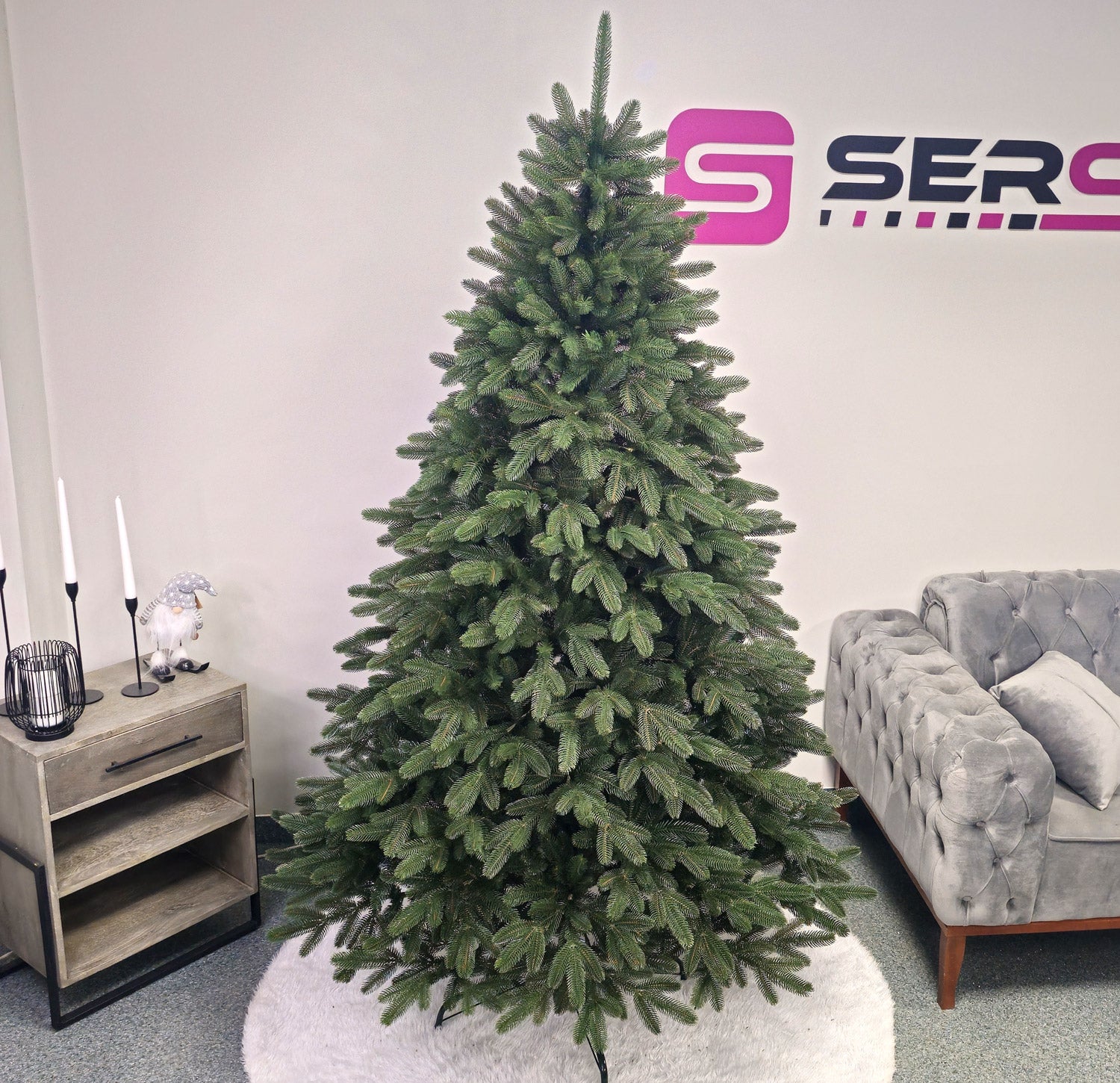 Brad artificial Christmas Deluxe by Sersimo, Laponia Select, integral 3D, 230cm