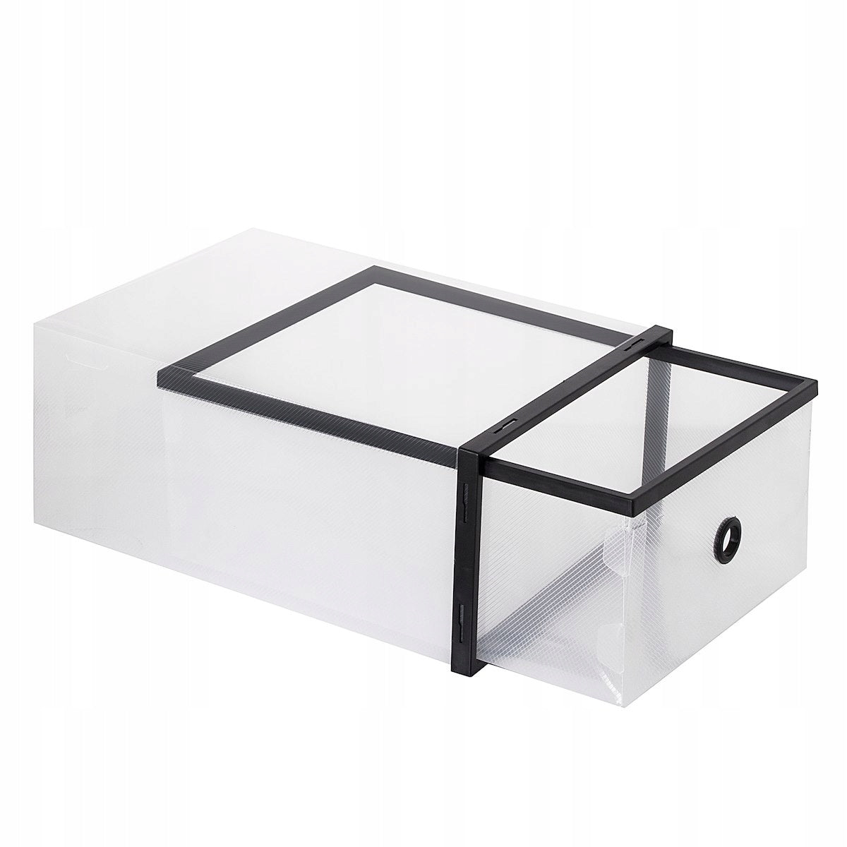 Set 10 cutii organizare pentru pantofi, 33x23x13, transparent