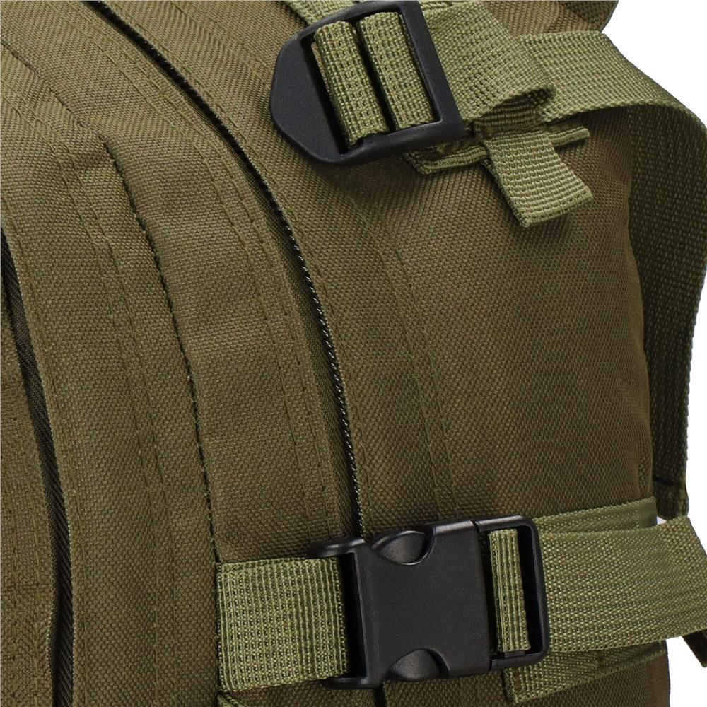 Rucsac militar pentru drumetie, impermeabil, compartimentat, 35L, verde