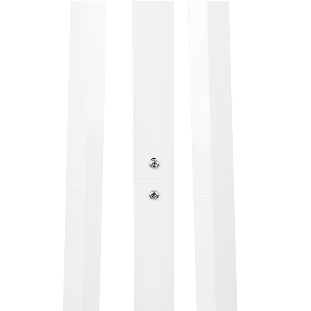 Cuier din metal Sersimo, 9 agatatoare, 180cm, alb