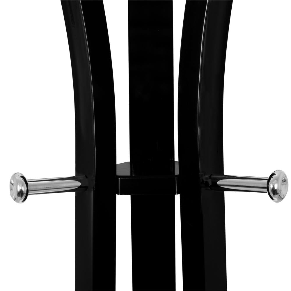 Cuier din metal Sersimo, 9 agatatoare, 180cm, negru