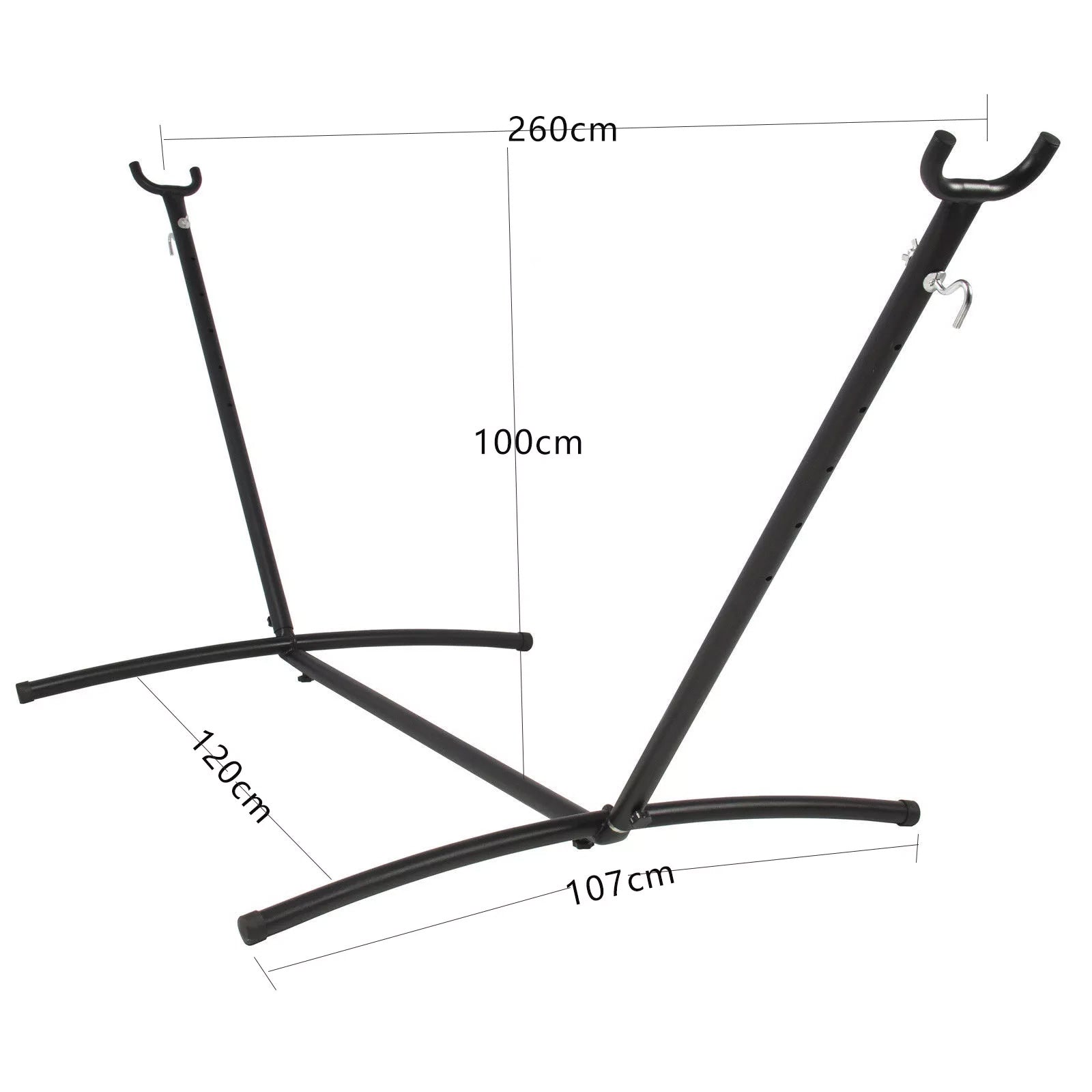 Suport metalic pentru hamac Sersimo, max 150 kg, cu geanta