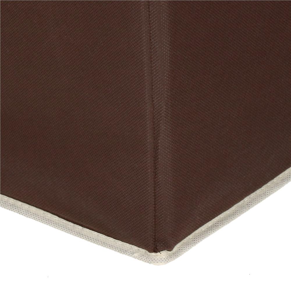 Organizator dulap tip lada cu 3 sertare, Sersimo, textil, maro
