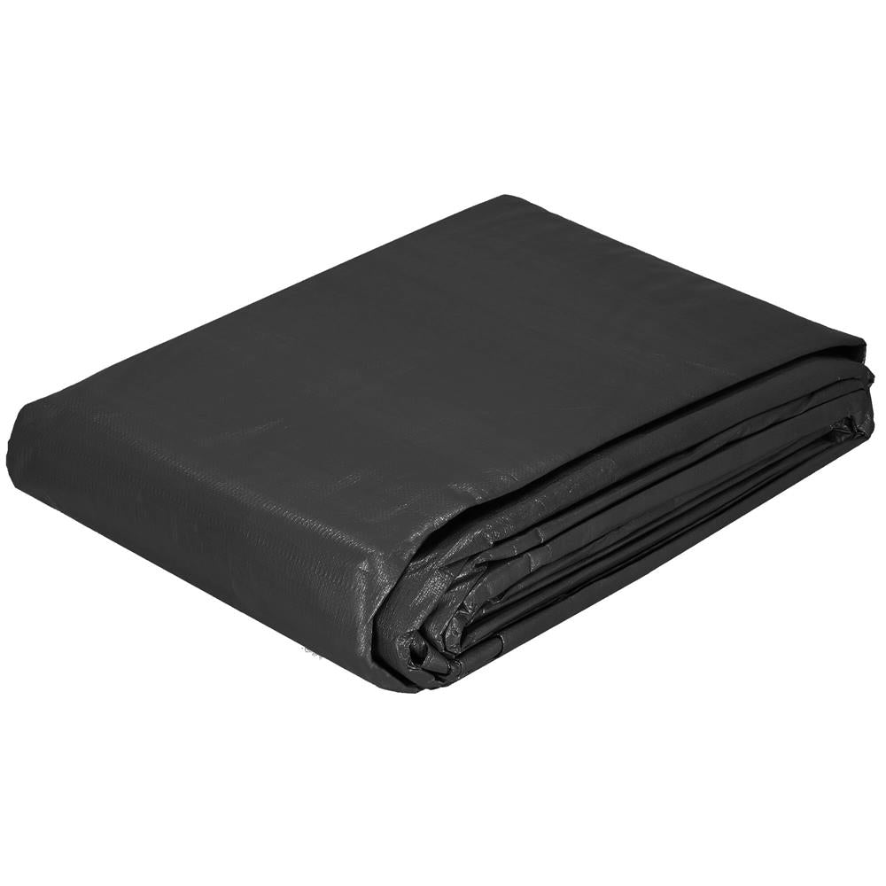 Prelata din polietilena impermeabila laminata, 210g/m2, 6x9m, negru