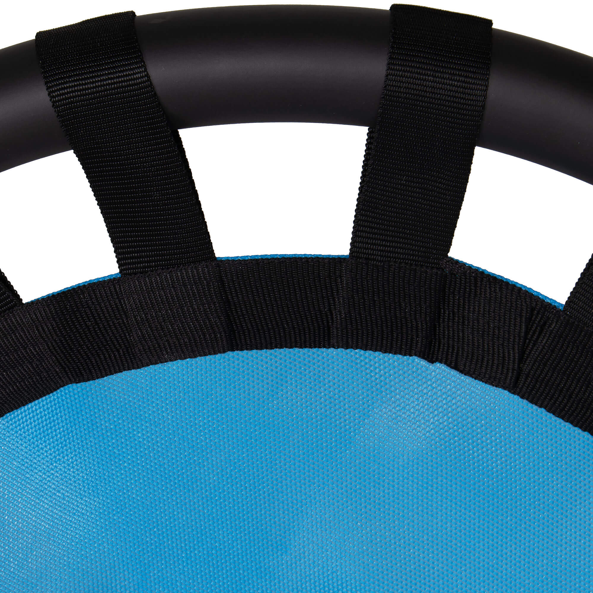 Leagan tip cuib Sersimo NS21, diametru 80cm, inaltime reglabila, pentru exterior, sarcina 100 kg, negru albastru