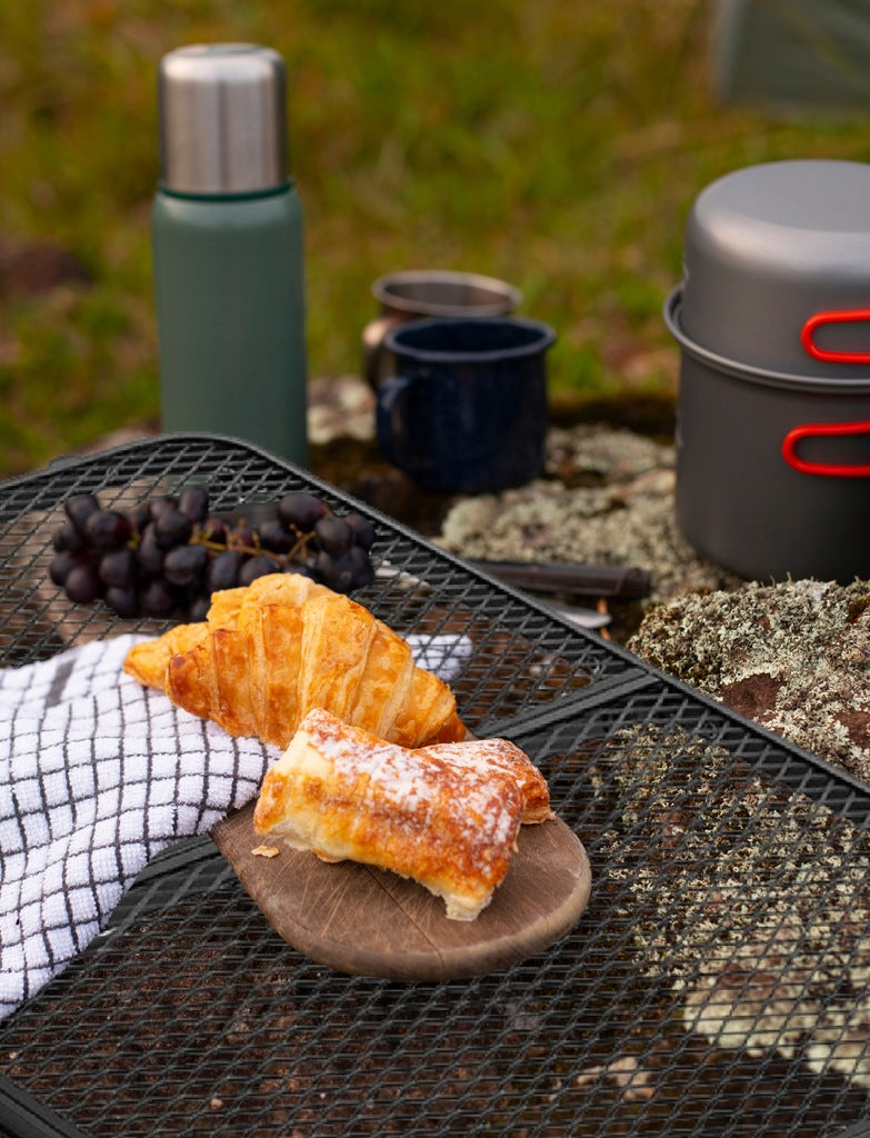 Masa pliabila metalica pentru gradina, plaja sau picnic, 60x42x30cm