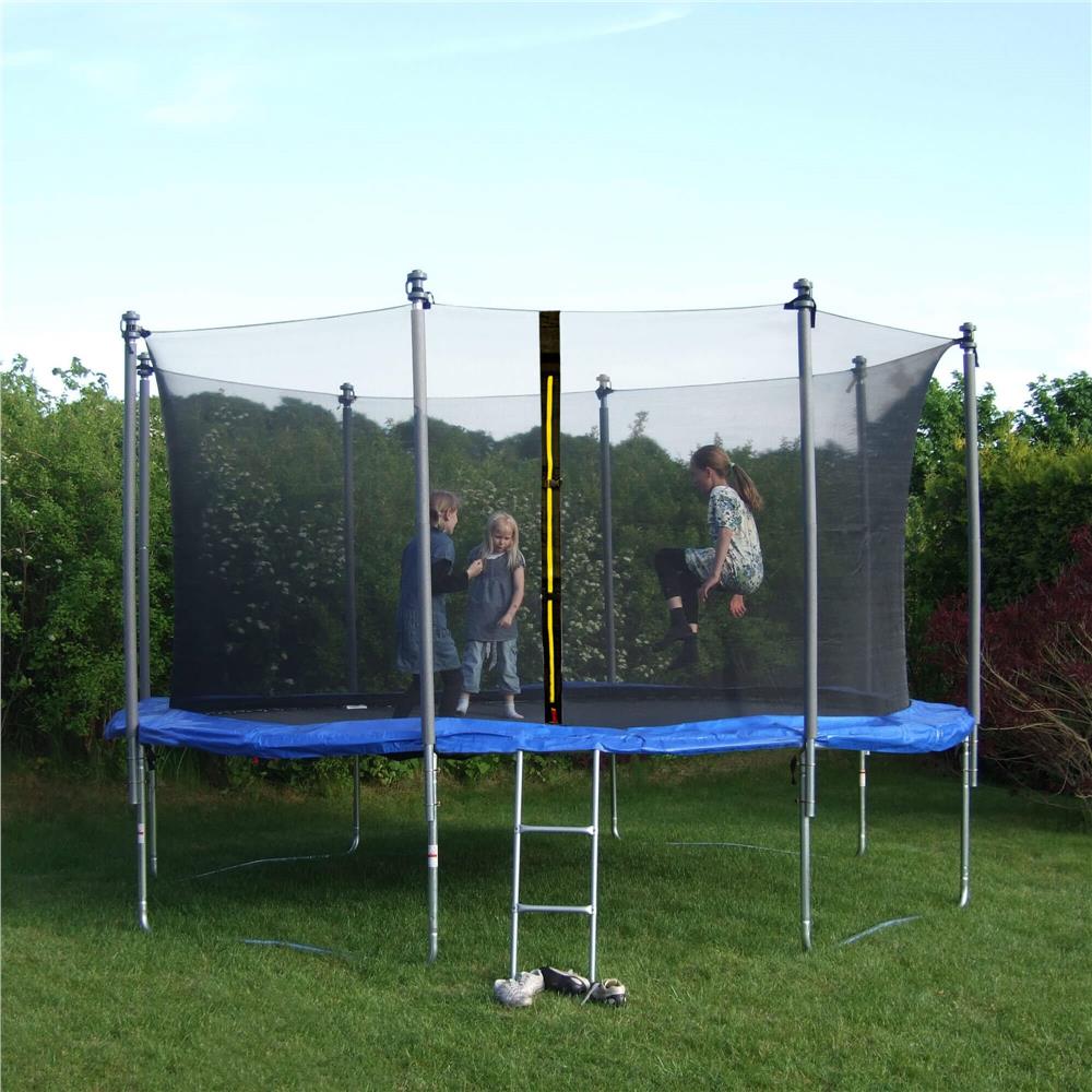Plasa de siguranta si protectie trambuline, 460cm cu 10 stalpi interiori