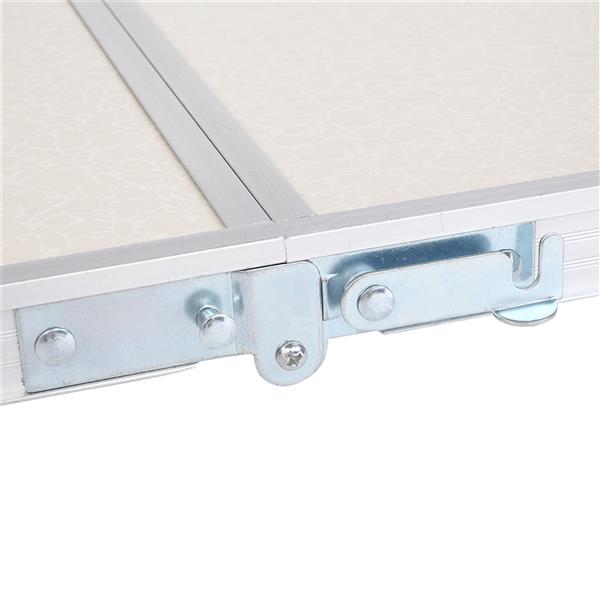 Masa pliabila metalica pentru gradina, plaja sau picnic, blat MDF, 60x40x27cm