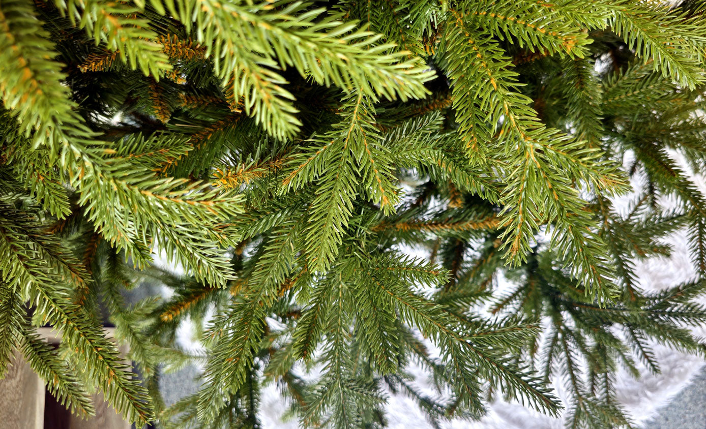 Brad artificial Christmas Deluxe by Sersimo, Nature, 2D+3D, 230cm - 10
