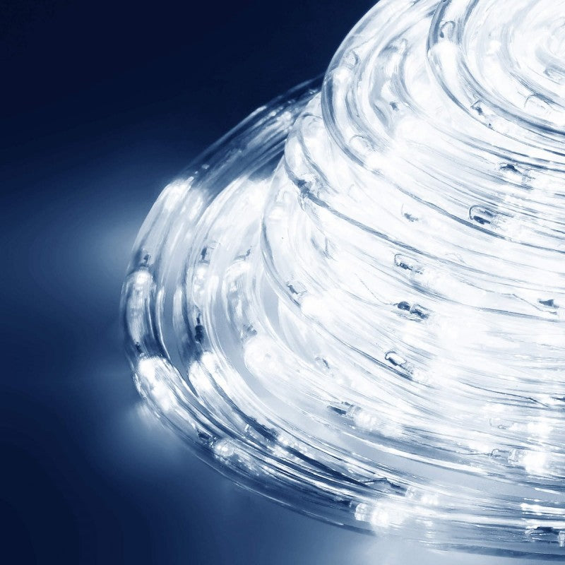 Instalatie tub furtun luminos pentru Craciun, 240 LED-uri, 10m, alb rece