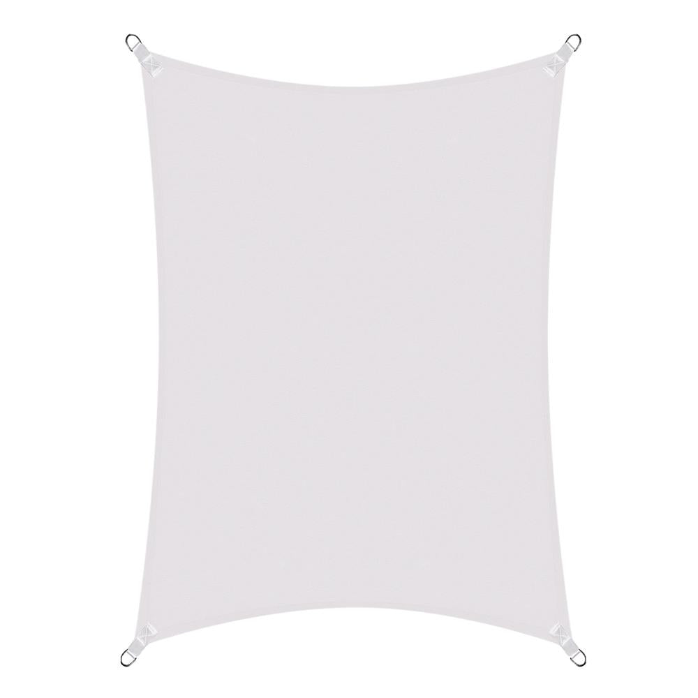 Copertina prelata de soare Sersimo SN137, dreptunghiulara, impermeabila cu protectie UV, 4x2m, gri deschis