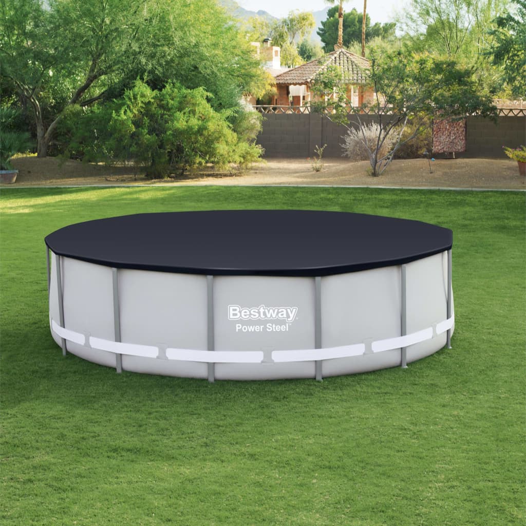 Prelata Bestway pentru piscina cu cadru metalic rotunda, 366cm