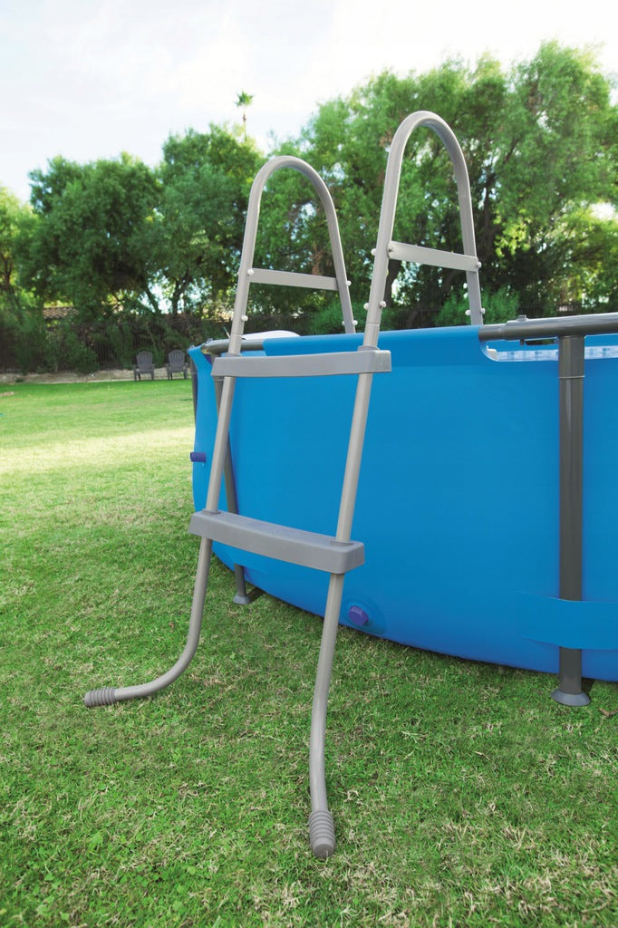 Scara pentru piscina Bestway, cu 2 trepte, 84cm, gri