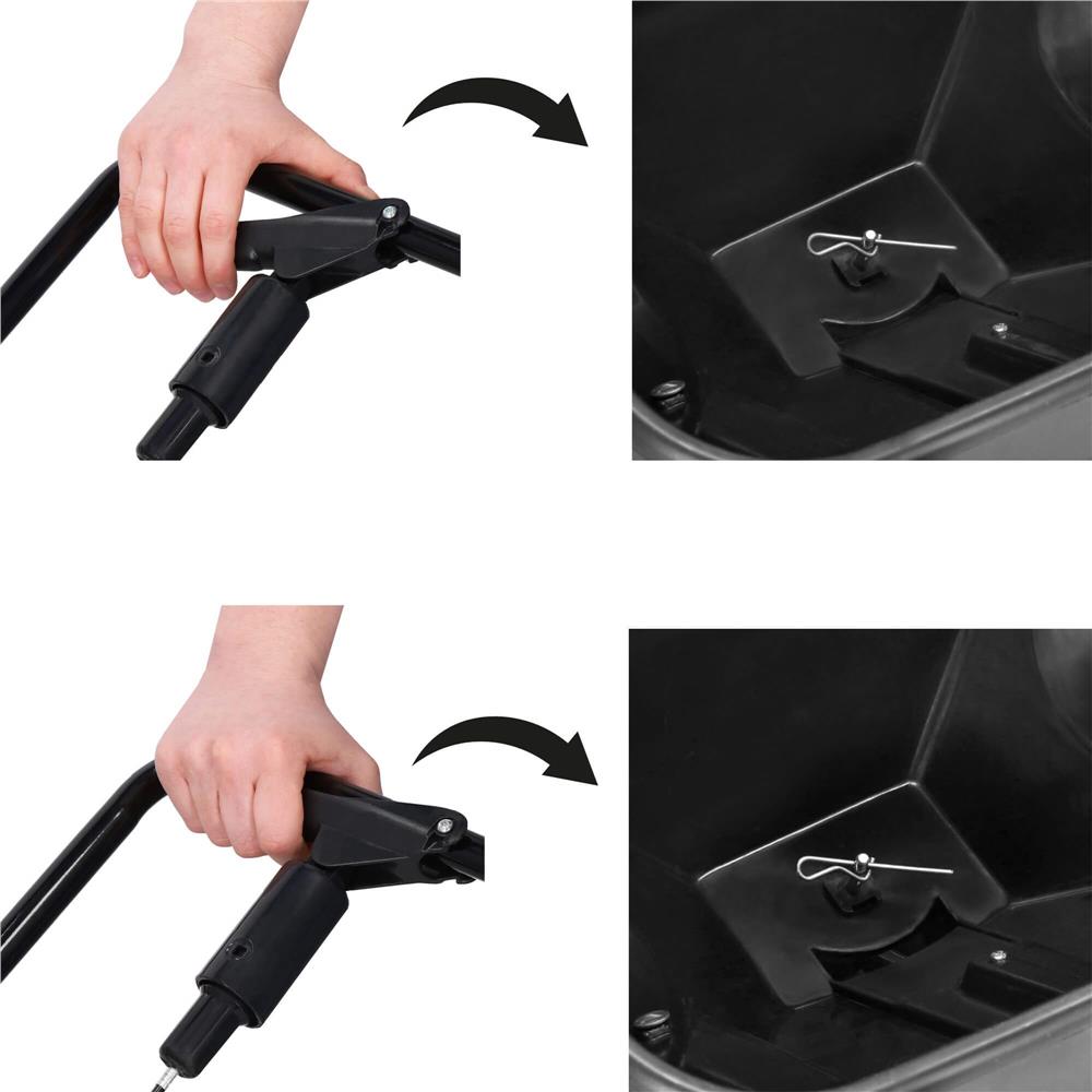 Semanatoare cu dispozitiv de imprastiere seminte, pentru gazon sau plante, capacitate umplere 25kg