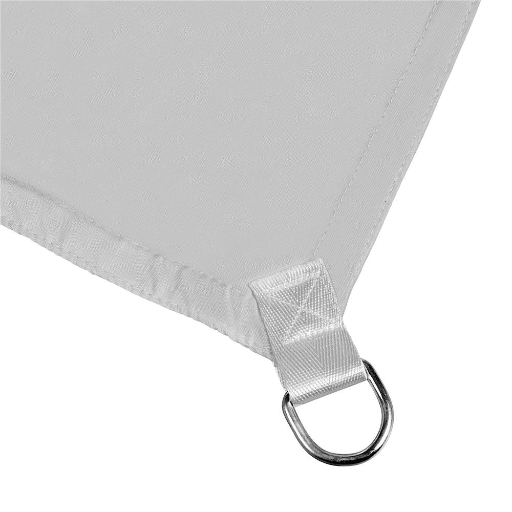 Copertina prelata de soare Sersimo SN143, triunghiulara, impermeabila cu protectie UV, 3x3x3m, gri