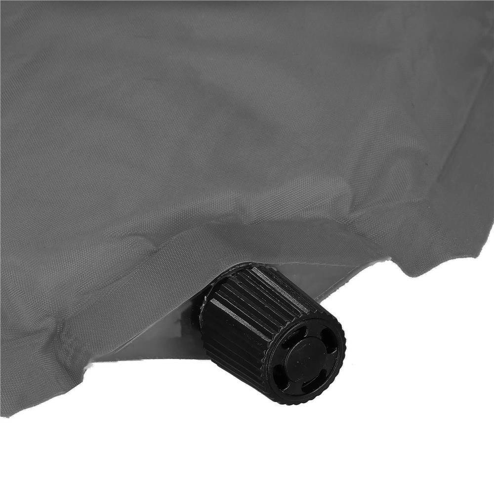 Saltea plabila din spuma poliuretanica, cu autoumflare, 180x50x2.5cm, gri