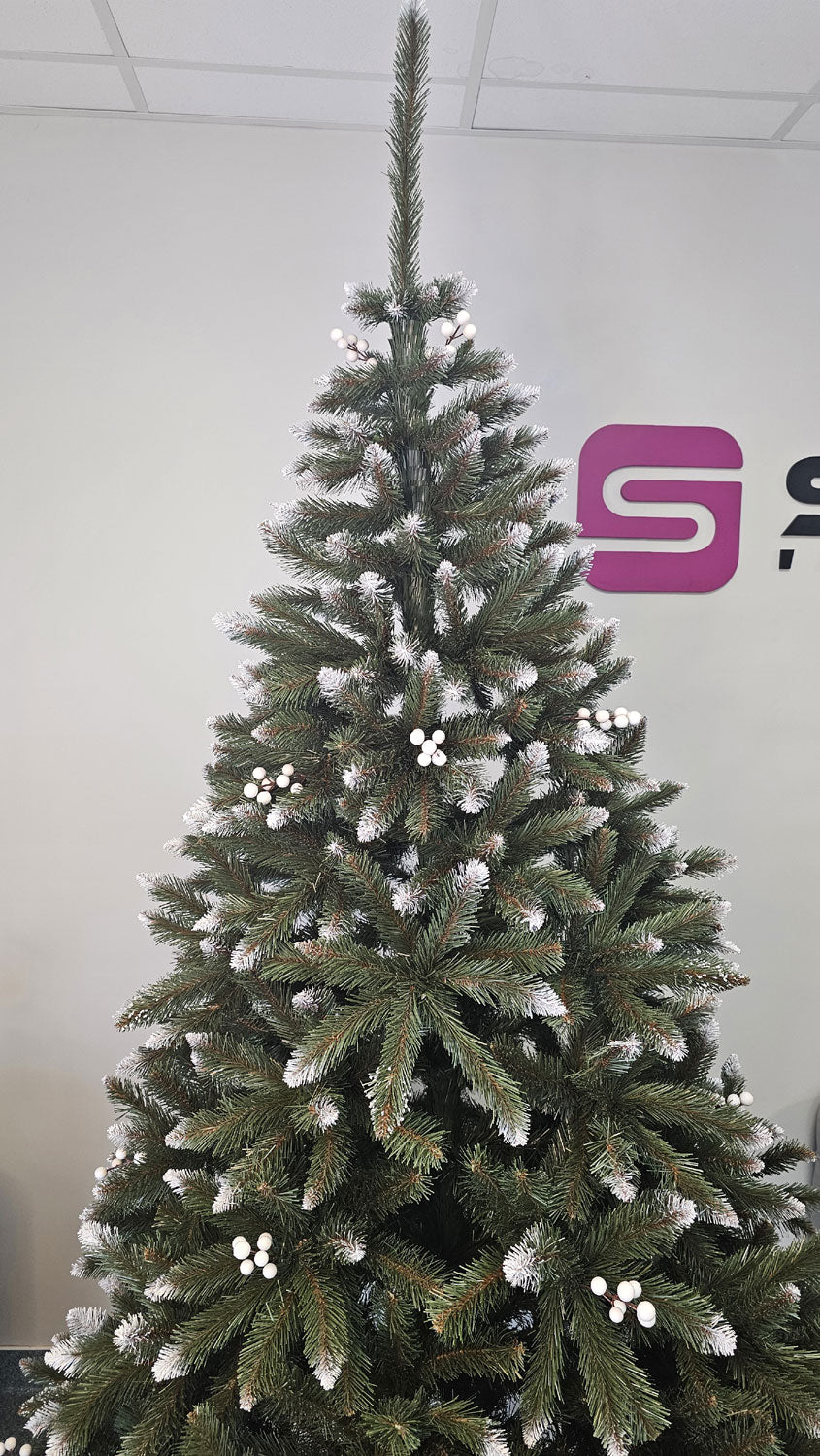 Brad artificial Christmas Deluxe by Sersimo, WhiteBerry, 2D, 220cm