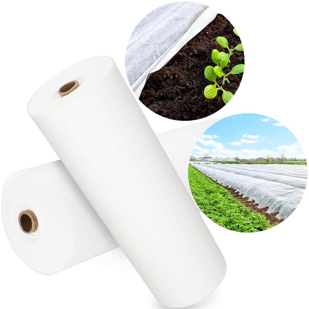 Folie agrotextil, mulcire, antiburuieni, filtru UV, 50 x 1.1metri, 70g/m2, alb