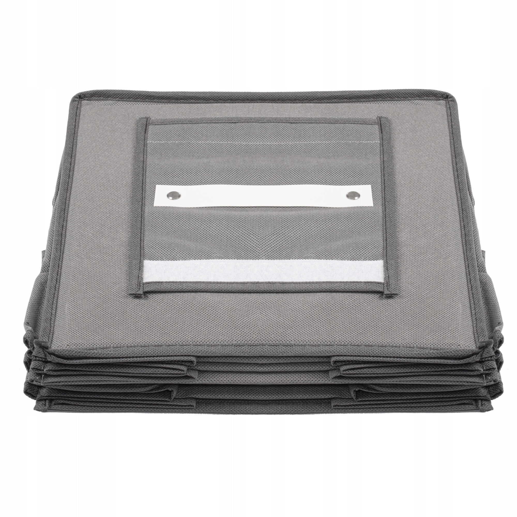 Organizator dulap Sersimo, 6 compartimente, textil, 120cm, gri