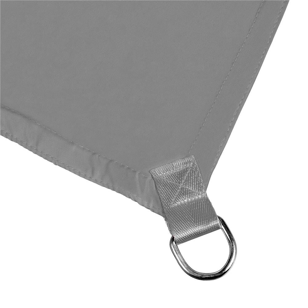 Copertina prelata de soare Sersimo SN151, patrata, impermeabila cu protectie UV, 4x4m, gri inchis
