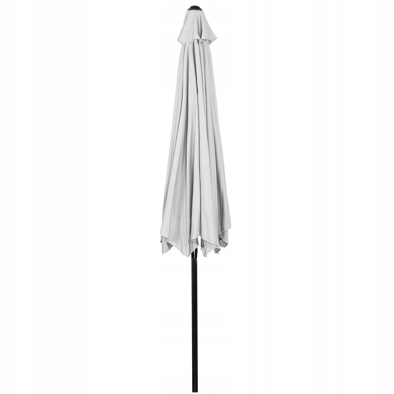 Umbrela terasa gradina, cu manivela si inclinare, GU20E, diametru 300cm, Argintiu