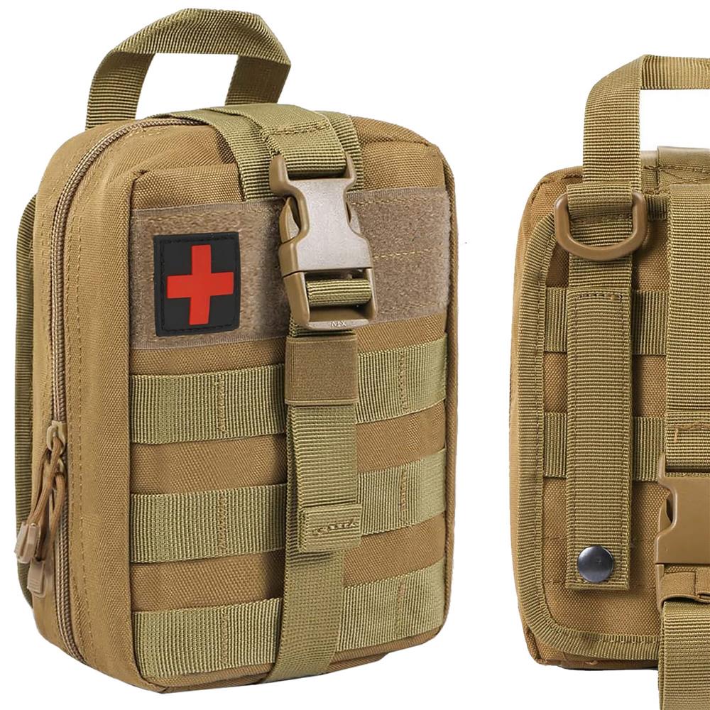 Borseta sport de brau, impermeabila, cu prindere la curea, 22x18x10cm, verde militar