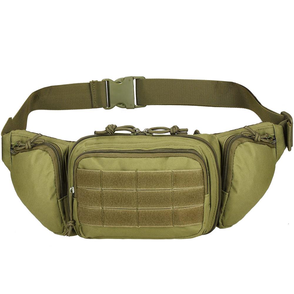 Borseta incapatoare pentru umar sau brau, impermeabila, unisex, 43x15cm, verde
