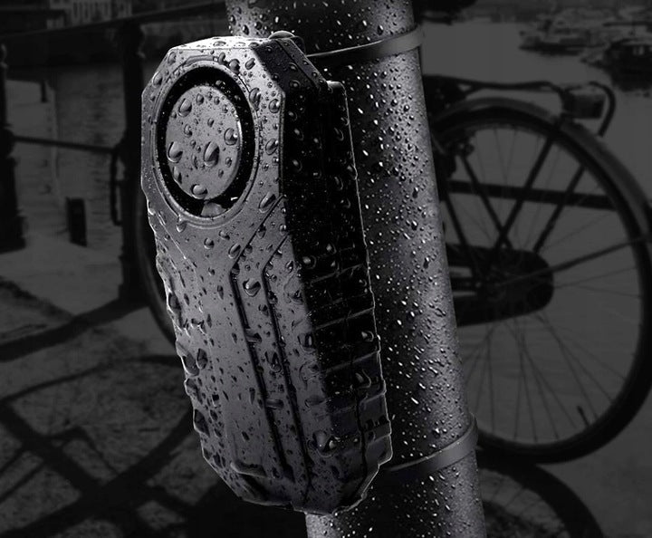 Alarma anti furt pentru biciclete si motociclete, senzor de vibratii, impermeabila, cu telecomanda, 113 db - 4