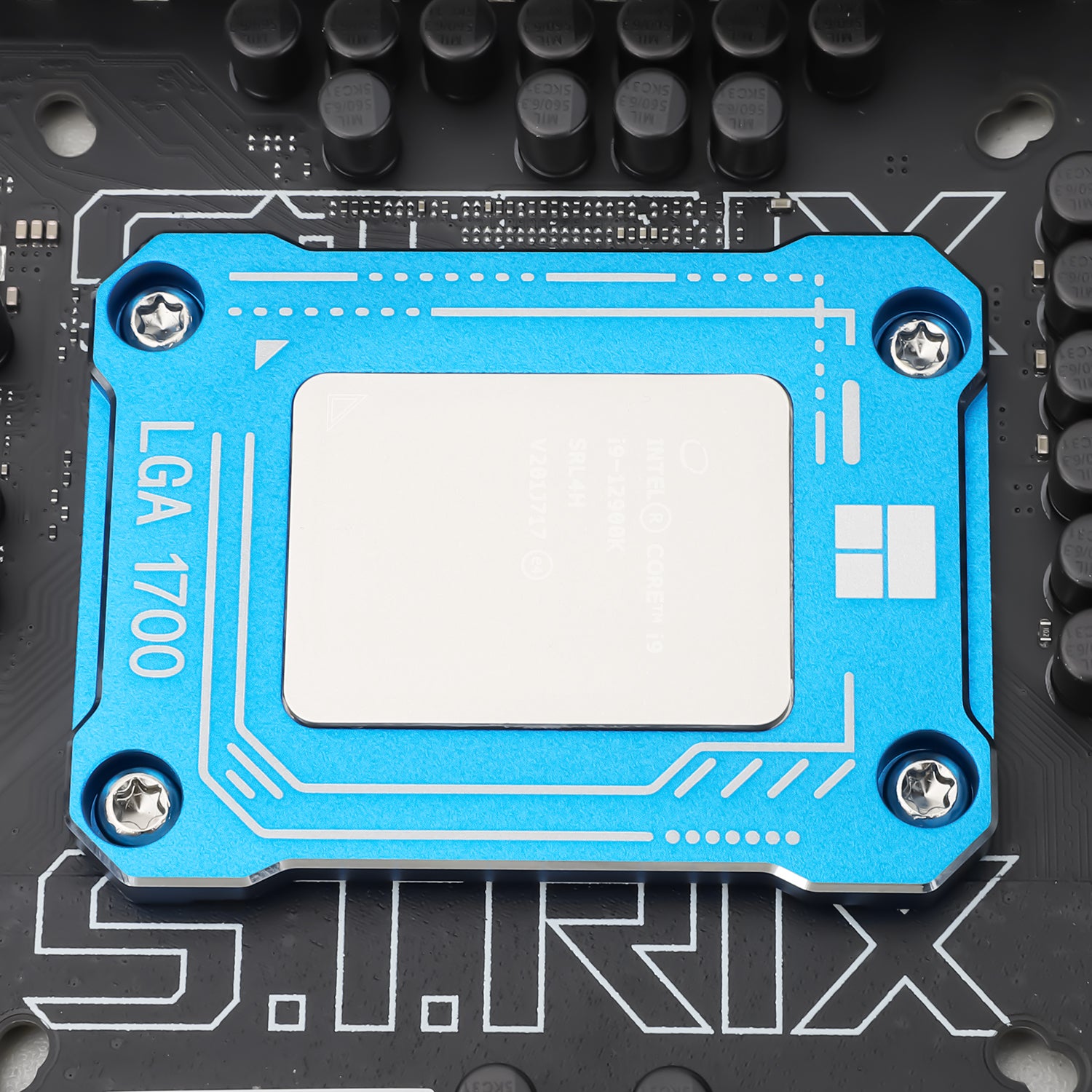 Contact frame Thermalright, compatibil LGA 1700 aliaj aluminiu, 54x70x6mm, blue, "LGA 17XX-BCF-BLUE"