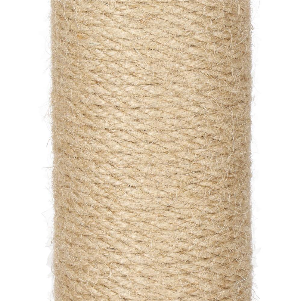 Ansamblu de joaca pentru pisici, cu loc pentru zgariat si sfoara, 103cm, gri