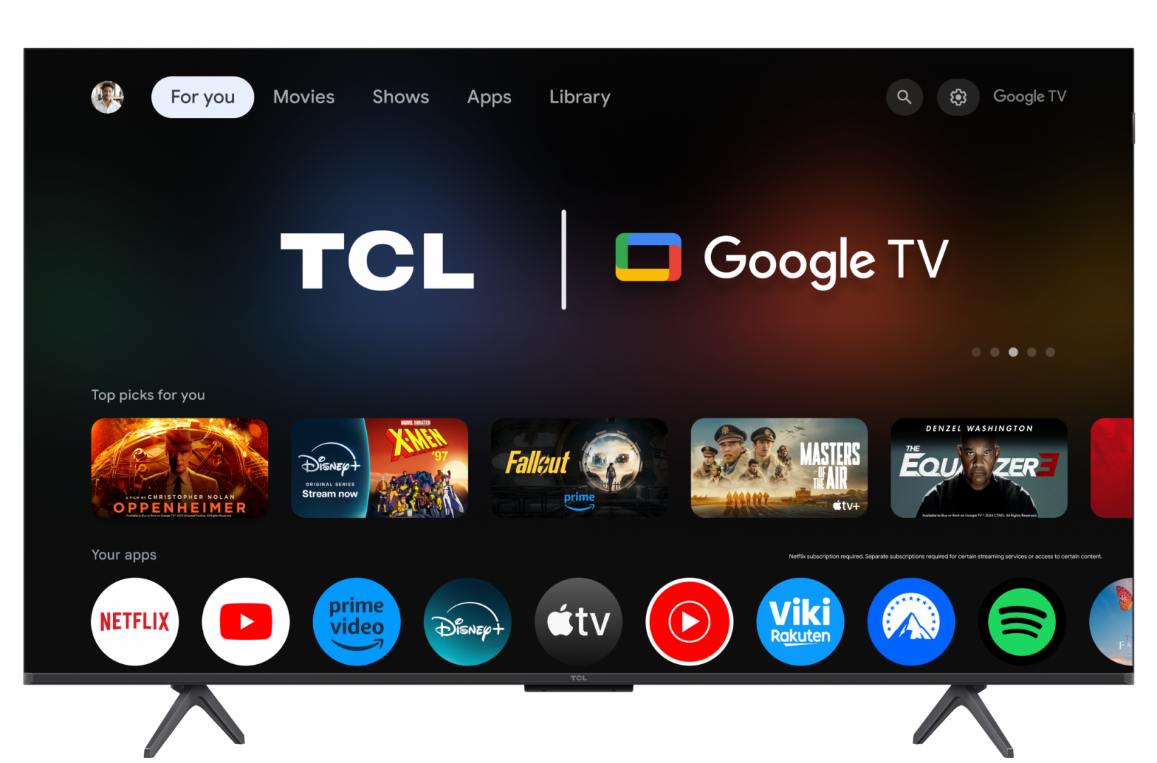 Mini LED TV 4K 50(126 cm) TCL 50C61KS "50C61KS"