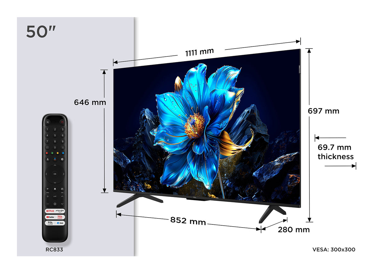 Televizor QLED TCL 127 cm (50