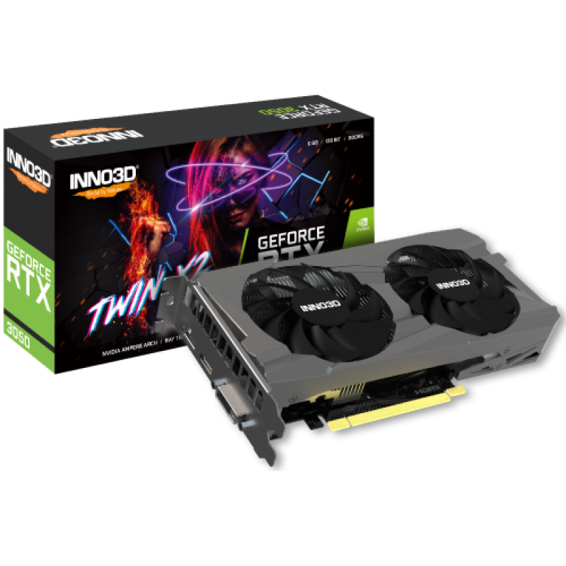 INNO3D Geforce Rtx 3050 6GB Twin X2 V2 (Placa video INNO3D GeForce Rtx 3050)