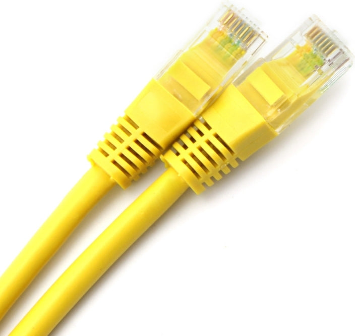 PATCH CORD UTP SPACER Cat5e, cupru-aluminiu, 0.5 m, galben, AWG26, "SP-PT-CAT5-0.5M-Y"