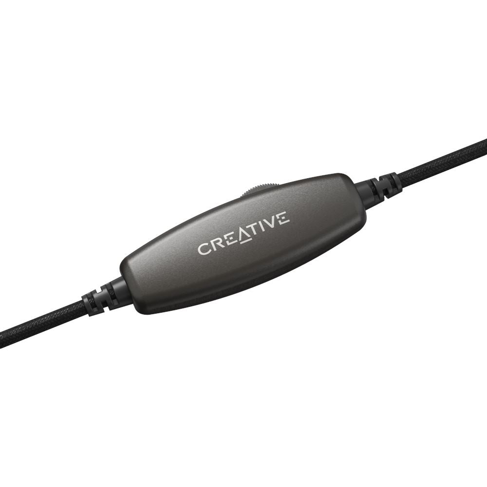 CREATIVE HS-230 Office Headset w/Noise-cancelling Mic, 3.5 mm AUX, USB Adapter "51EF1110AA000" (timbru verde 0.8 lei)