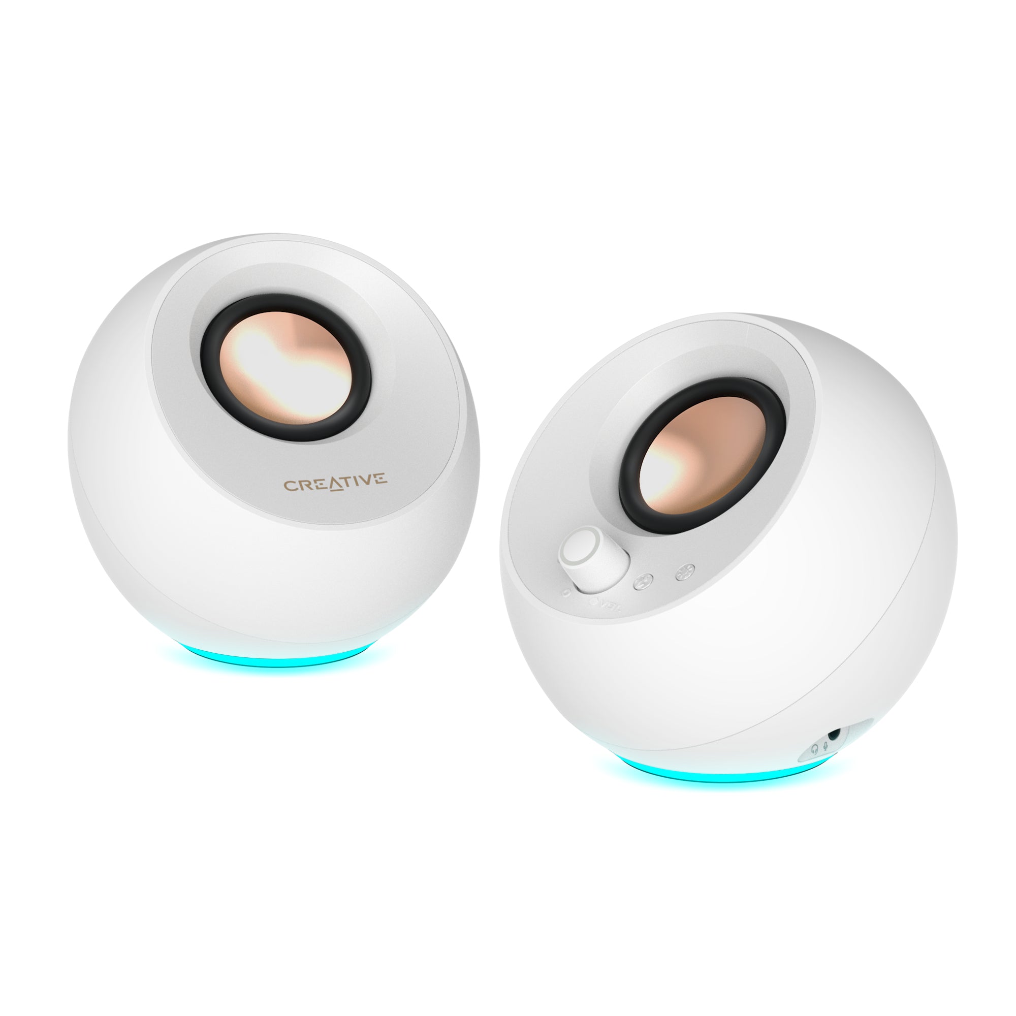 CREATIVE PEBBLE PRO 2.0 Speakers - white "51MF1710AA003"