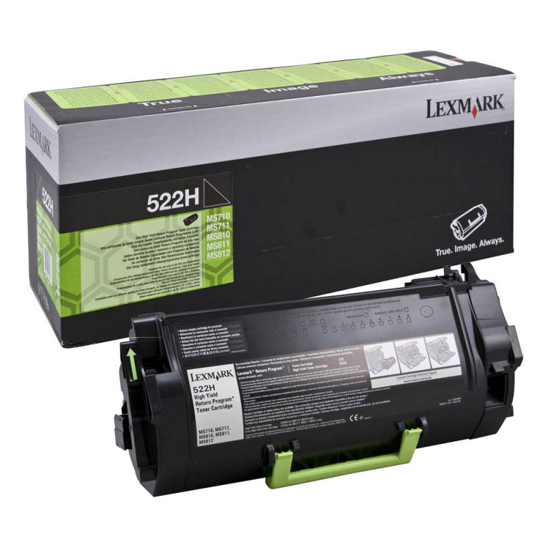 Toner Original Lexmark Black, 52D2H0E, pentru MS811|MS812, 25K, , "52D2H0E"