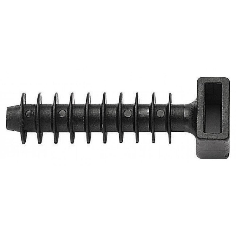 Diblu suport ancorare bride 10 x 37 black (100buc) - ELEMATIC, "5458"