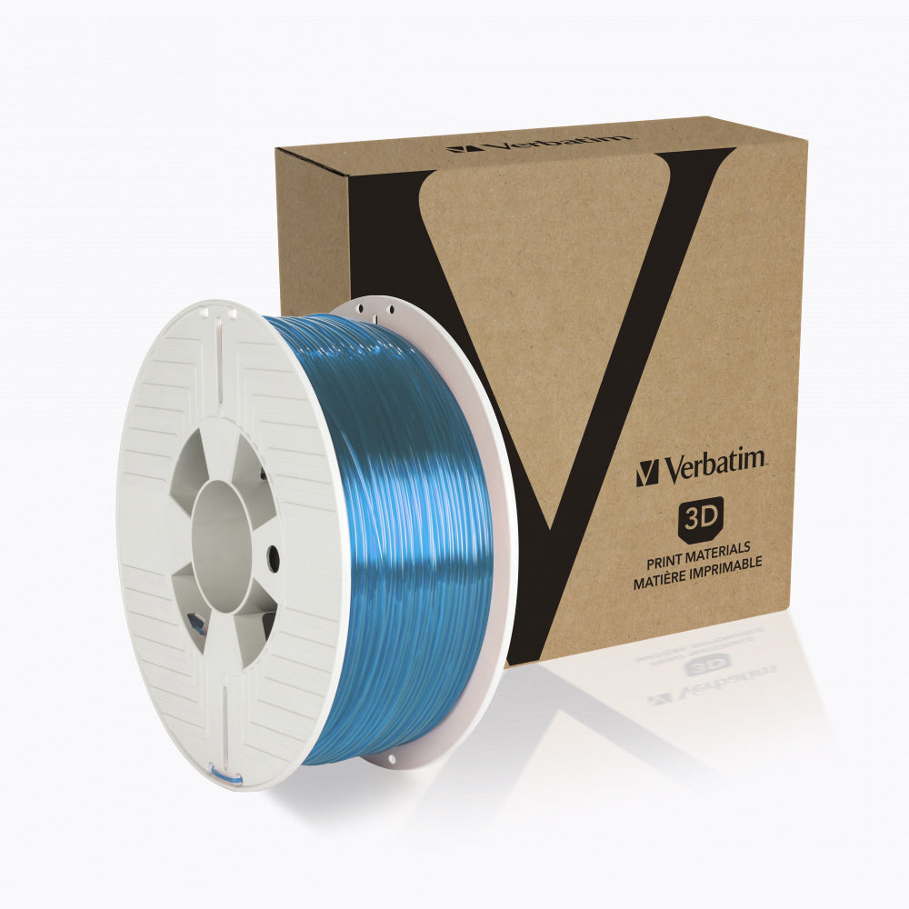 FILAMENT 3D PRINTER Verbatim PET-G, 1.75MM, 1KG, ALBASTRU TRANSPARENT 