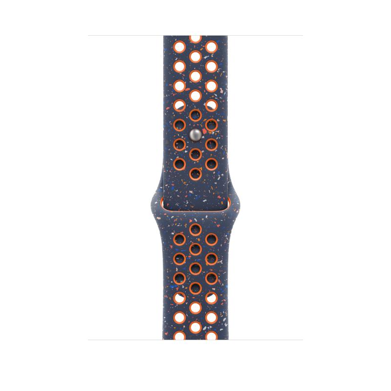 Aw Band 46MM Nike Sport Blue Flame S/m (Curea pentru Apple Watch 46MM Blue Flame Nike Sport Band - S/m)