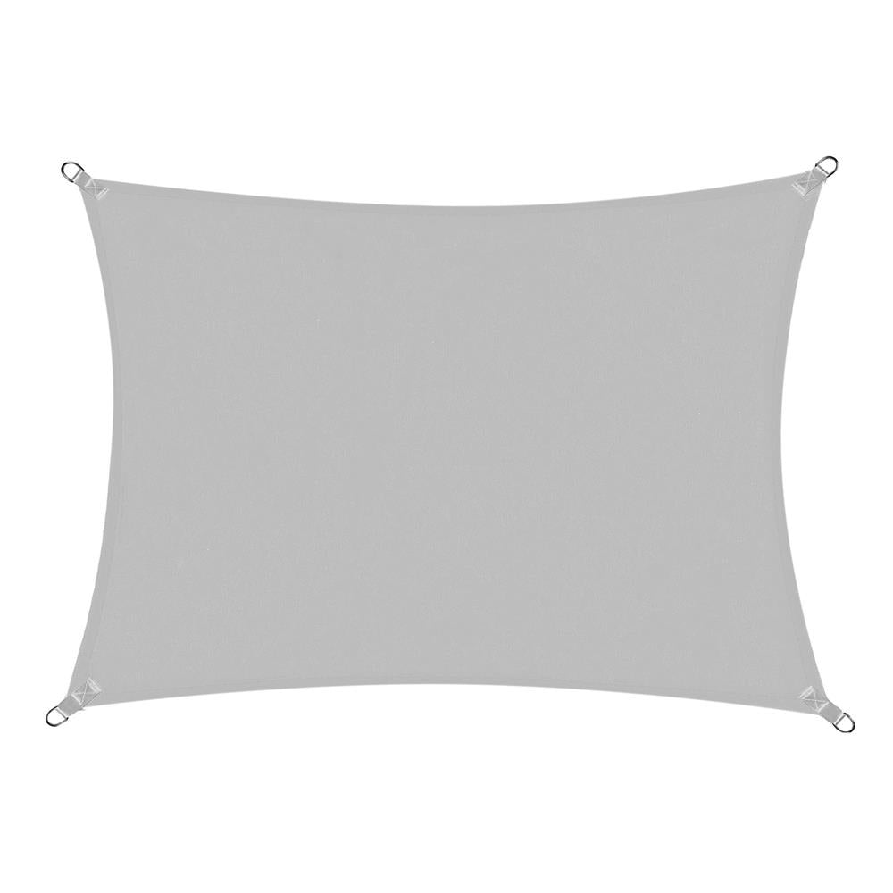 Copertina prelata de soare Sersimo SN147, dreptunghiulara, impermeabila cu protectie UV, 4x2m, gri