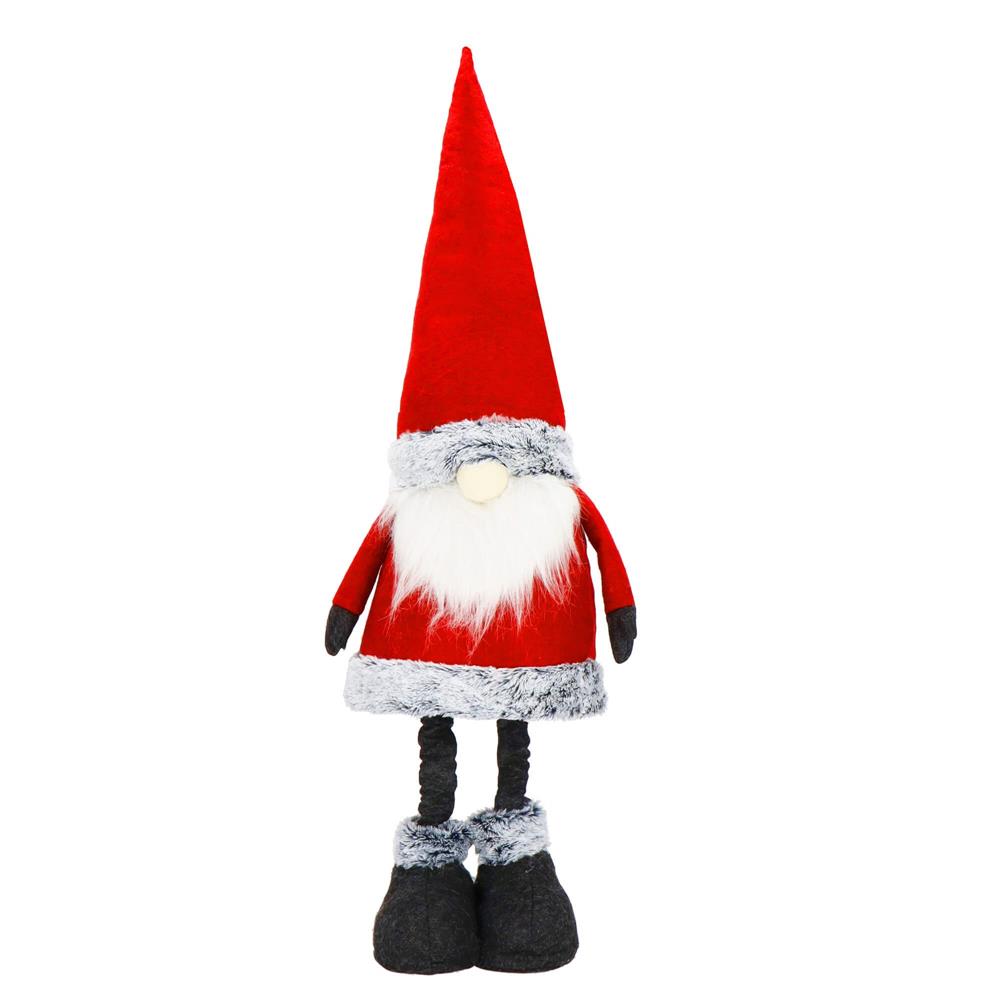 Figurina Craciun, Spiridus, picioare telescopice, inaltime extensibila 67-95cm - 7