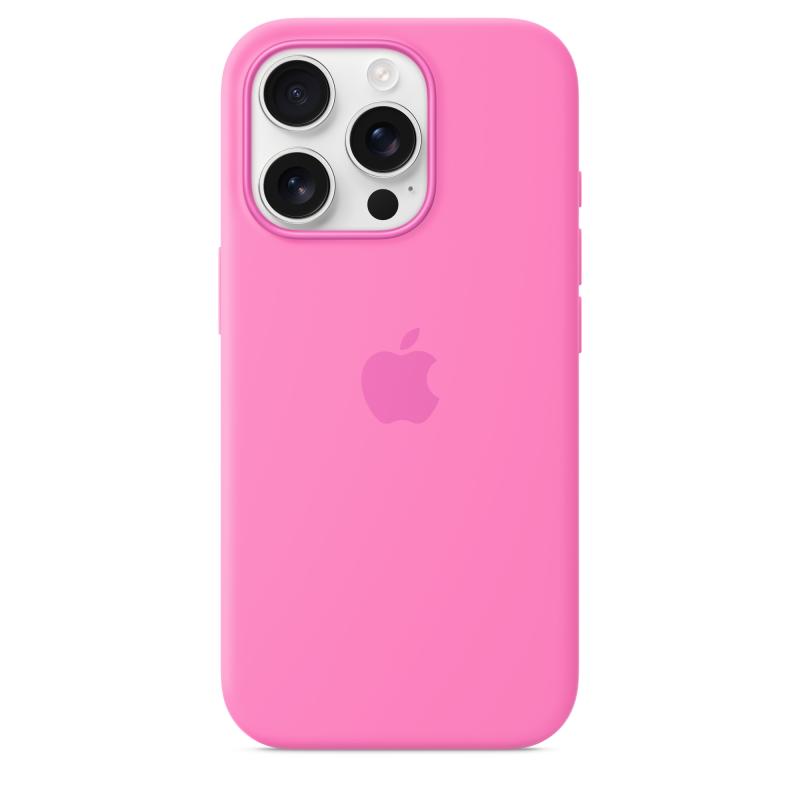 iPHONE Case 16 Pro Silicone Pk (iPhone 16 Pro Silicone Case with MagSafe - Peony)