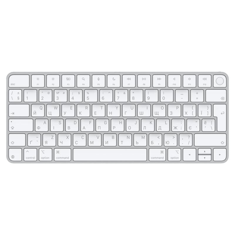 Apple Magic Keyboard with Touch ID for Mac models with Apple silicon (USB–C) - Ukrainian