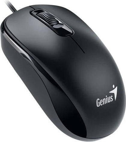 MOUSE Genius, "DX-110", PC sau NB, cu fir, USB, optic, 1000 dpi, butoane/scroll 3/1, , negru, "31010116100"