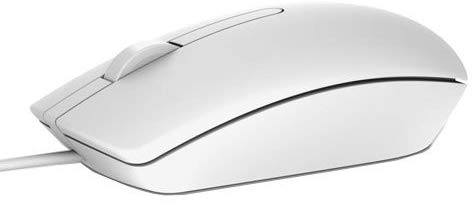 MOUSE DELL, PC sau NB, cu fir, USB, optic, 1000 dpi, butoane/scroll 3/1, MS116, alb,"570-AAIP"