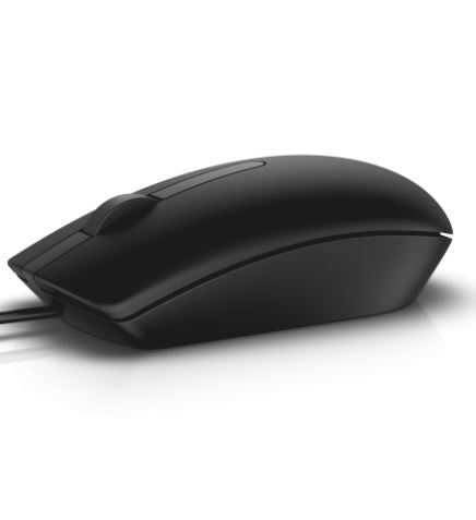 MOUSE DELL, "MS116", PC sau NB, cu fir, USB, optic, 1000 dpi, butoane/scroll 3/1, , negru, "570-AAIR-05"
